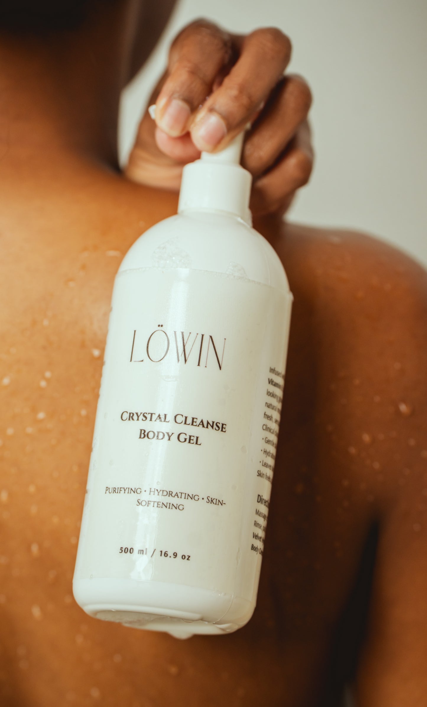 Crystal Cleanse Body Gel – Gentle Cleanse with Aloe Vera & Vitamin E