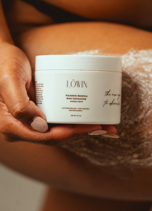 Polishing Renewal Body Exfoliator – Gentle Exfoliation with Shea Butter & Safflower Oil