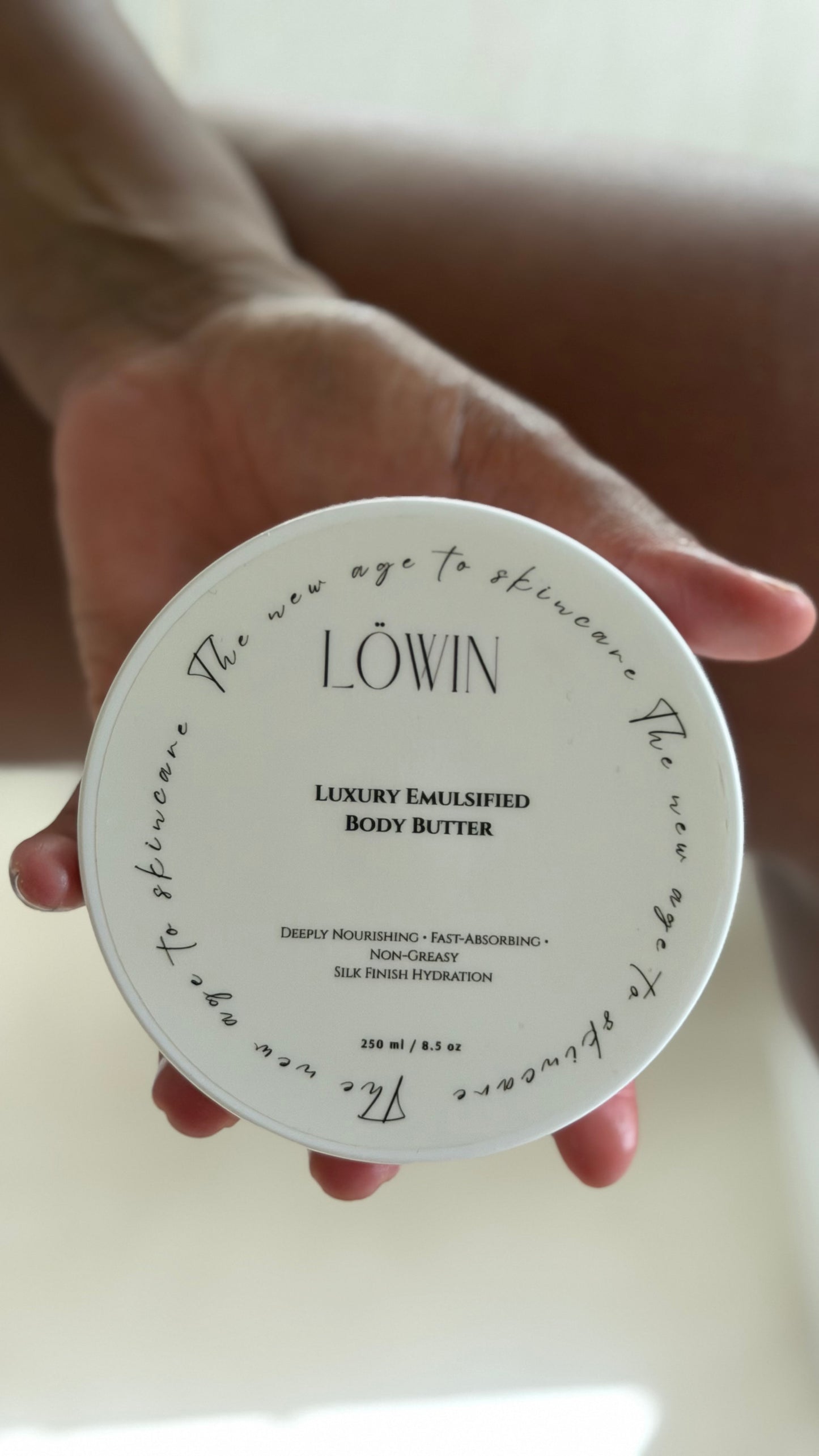 Luxury Emulsified Body Butter for Dry Skin – Deep Hydration with Squalane, Shea, Cocoa & Mango Butter