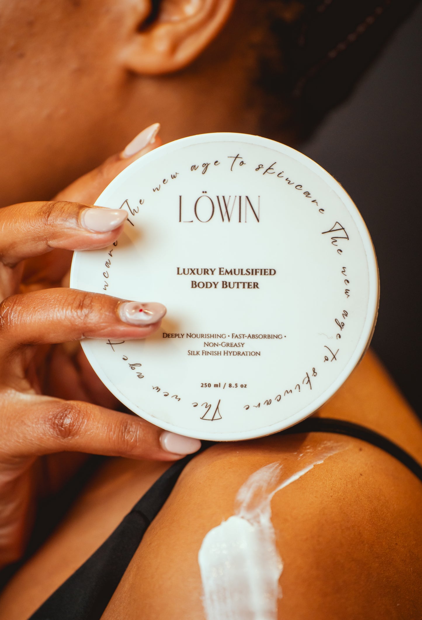 Luxury Emulsified Body Butter for Dry Skin – Deep Hydration with Squalane, Shea, Cocoa & Mango Butter